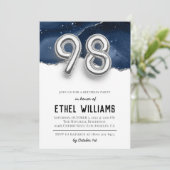 Invitation à la fête d'anniversaire 98 ans (Debout devant)