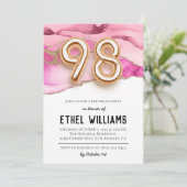 Invitation à la fête d'anniversaire 98 ans (Debout devant)