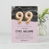 Invitation à la fête d'anniversaire 99 ans (Debout devant)