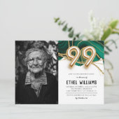 Invitation à la fête d'anniversaire 99 ans (Debout devant)