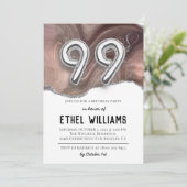 Invitation à la fête d'anniversaire 99 ans (Debout devant)