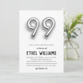 Invitation à la fête d'anniversaire 99 ans (Debout devant)