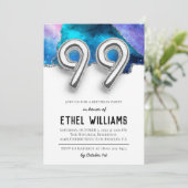 Invitation à la fête d'anniversaire 99 ans (Debout devant)