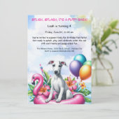 Invitation à la fête d'anniversaire avec piscine S (Debout devant)