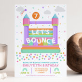 Invitation à la fête d'anniversaire Bounce