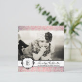 Invitation à la fête d'anniversaire Classy Damask (Debout devant)