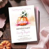 Invitation à la fête d'anniversaire d'automne - ro