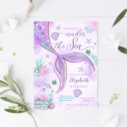 Invitation à la fête d'anniversaire de 2 ans de la
