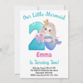 Invitation à la fête d'anniversaire de 2 ans de la (Devant)