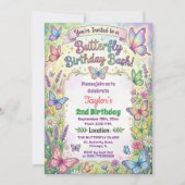 Invitation à la fête d'anniversaire de 2 ans Papil (Devant)