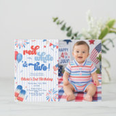 Invitation à la fête d'anniversaire de 2 ans - Pho (Debout devant)