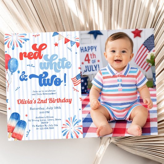 Invitation à la fête d'anniversaire de 2 ans - Pho