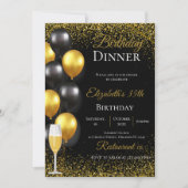 Invitation à la fête d'anniversaire de 35 ans (Devant)