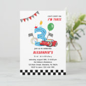 Invitation à la fête d'anniversaire de 3 ans de la (Debout devant)