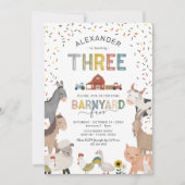 Invitation à la fête d'anniversaire de 3 ans de la (Devant)