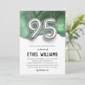 Invitation à la fête d'anniversaire de 95 ans (Debout devant)