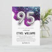 Invitation à la fête d'anniversaire de 95 ans (Debout devant)