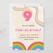 Invitation à la fête d'anniversaire de 9 ans de Ra