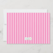 Invitation à la fête d'anniversaire de Baby Cat (Dos)