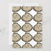 Invitation à la fête d'anniversaire de Bao Dumplin (Dos)
