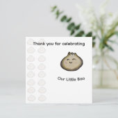 Invitation à la fête d'anniversaire de Bao Dumplin (Debout devant)