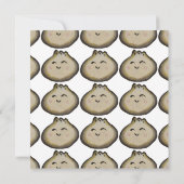 Invitation à la fête d'anniversaire de Bao Dumplin (Dos)