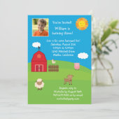 Invitation à la fête d'anniversaire de Barnyard (Debout devant)