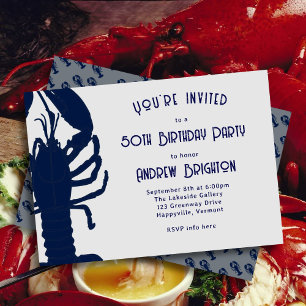 Invitation à la fête d'anniversaire de Big Blue Lo