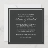 Invitation à la fête d'anniversaire de bloc modern (Dos)