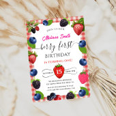 Invitation à la fête d'anniversaire de Blueberry