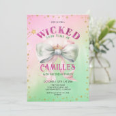 Invitation à la fête d'anniversaire de Bow Wicked (Debout devant)