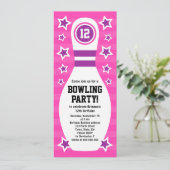 Invitation à la fête d'anniversaire de Bowling ave (Debout devant)