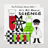 Invitation à la fête d'anniversaire de Boy All Abo (Devant / Derrière)