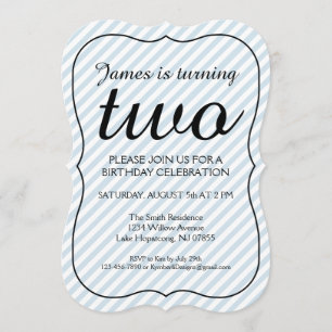 Invitation à la fête d'anniversaire de Bracket ray