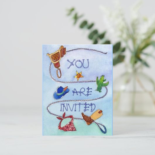 INVITATION À LA FÊTE D'ANNIVERSAIRE DE BUCKAROO ~ (Debout devant)