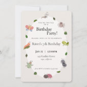 Invitation à la fête d'anniversaire de Bug (Devant)
