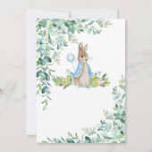 Invitation à la fête d'anniversaire de Bunny (Dos)