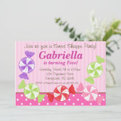 Invitation à la fête d'anniversaire de Candy (Debout devant)