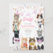 Invitation à la fête d'anniversaire de chaton, Let (Devant)