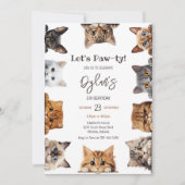 Invitation à la fête d'anniversaire de chaton, Let (Devant)