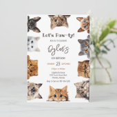 Invitation à la fête d'anniversaire de chaton, Let (Debout devant)