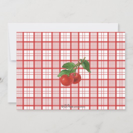 Invitation à la fête d'anniversaire de Cherry (Dos)