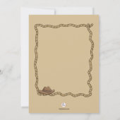 Invitation à la fête d'anniversaire de Corral (Dos)