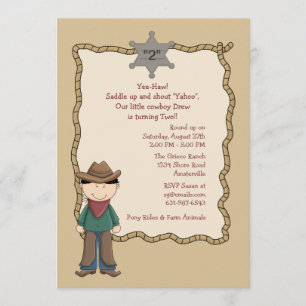 Invitation à la fête d'anniversaire de Corral