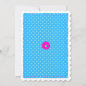 Invitation à la fête d'anniversaire de couture (Dos)