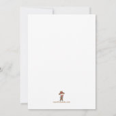 Invitation à la fête d'anniversaire de Cowboy (Dos)