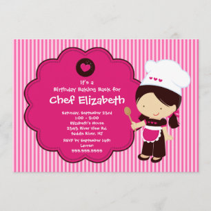 Invitation à la fête d'anniversaire de Cuisine Bak