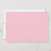 Invitation à la fête d'anniversaire de Cupcake (Dos)
