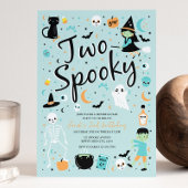 Invitation à la fête d'anniversaire de deux Hallow