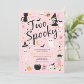 Invitation à la fête d'anniversaire de deux Hallow (Debout devant)